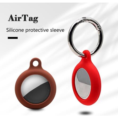 Simplicity Protective Cover Shockproof Soft Silicone Case Shell Protector for AirTags Tracker Accessories