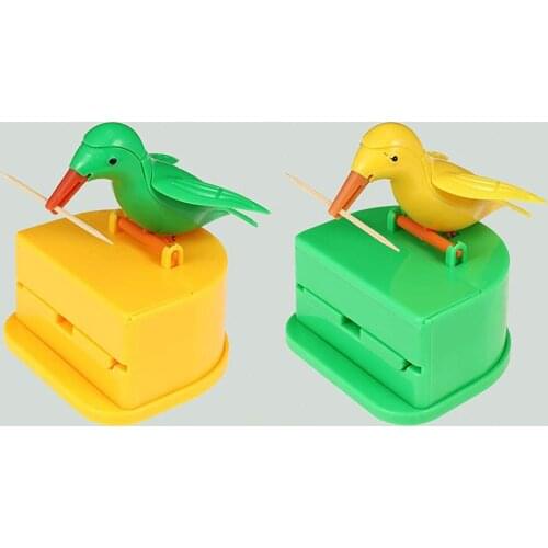 Cute Bird Toothpick Dispenser Cleaning Teeth Table Decoration Toothpick Box Toothpick Holder Dispenser Kitchen Accessories