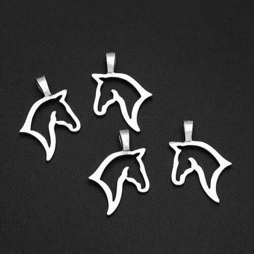 12pcs/Lots 20x29mm Antique Silver Plated Horse Head Charms Animals Pendants Fashion Talismans Jewelry Supplementary Material