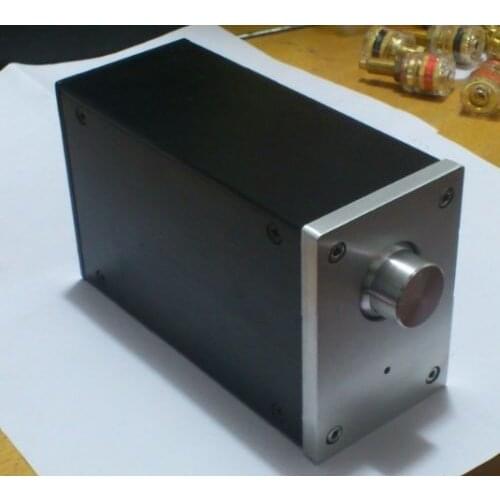A0609 aluminum power amplifier enclosure mini Vertical chassis with terminals-sn
