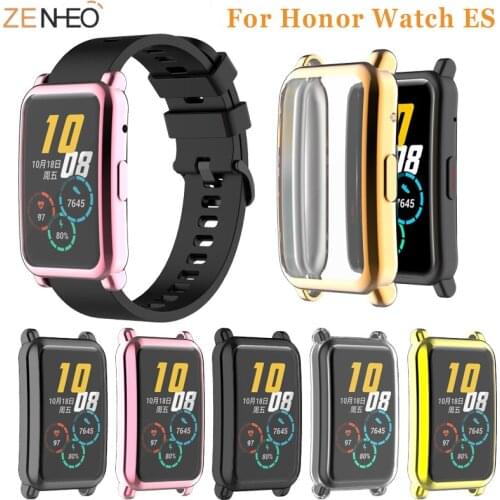 TPU plating Case For Honor Watch ES Band All-around Ultra-Thin Screen Protector Cover Full Coverage Plated For Honor ES Case