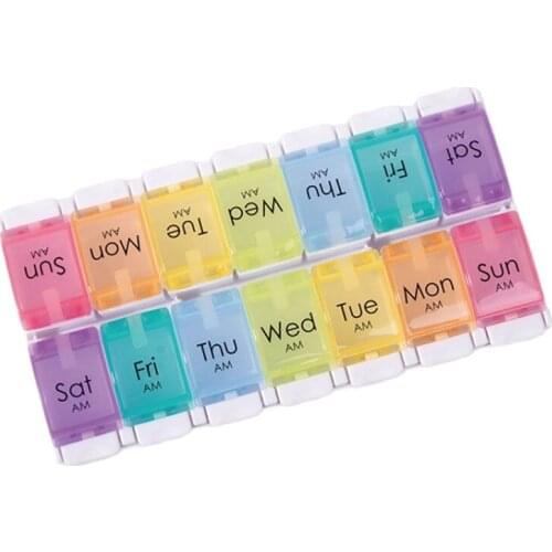 7 Days One Week Weekly Pills Medicine Box Case Storage Organizer Holder Chic