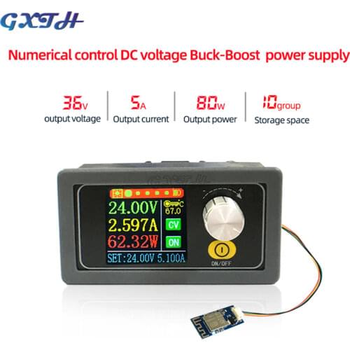 XYS3580 DC DC Buck Boost Converter CC CV 0.6-36V 5A Power Module Adjustable Regulated laboratory power supply variable