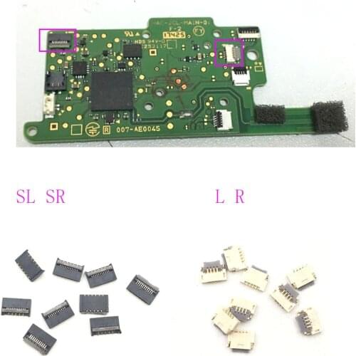 Flex Cable Clip Ribbon Socket Motherboard for Nintendo Switch Joy SL SR L R Ribbon Cable