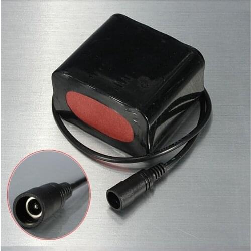 GTF 8.4V bicycle headlights fishing lamp battery18000mah 8*18650 lithium battery group