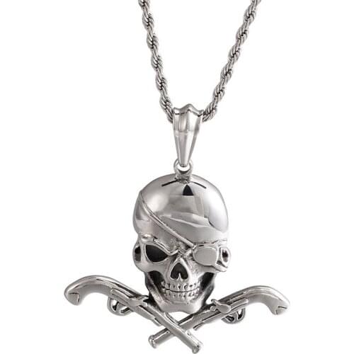 Fashion Shantou mens pendant European and American trend titanium steel spot