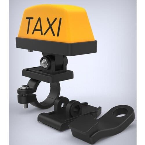 Motorcycle Decoration Modified Light Adjustable Handle Helmet Light USB Rechargable Warning Taxi Box Sign LED Lamp Indicator