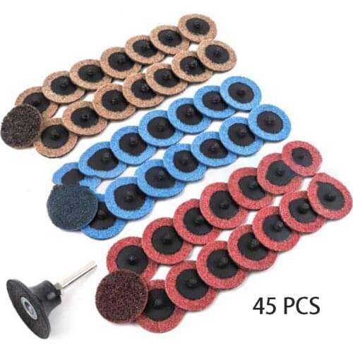 50mm Nylon Torque Sand Disc Set +Sanding Disc Holder For Metal Grinding Polishing Derusting