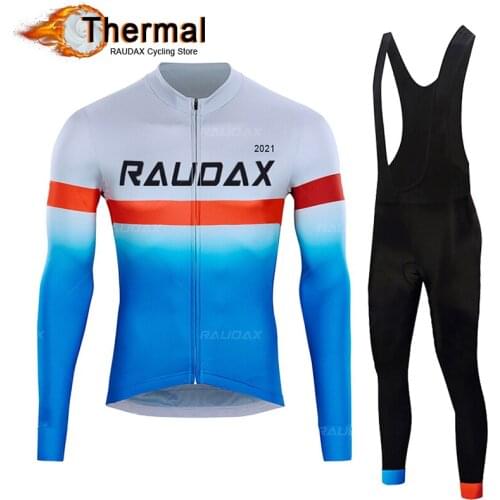 New Winter Mens Team Long Sleeve Warm Fleece Thermal Jersey Longpants Bibshorts Set Bike Ropa Ciclismo Offroad Cycling Clothing