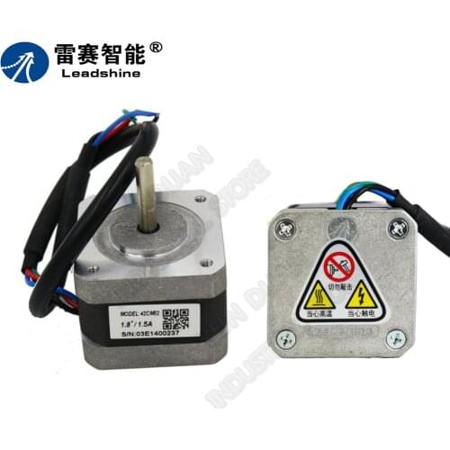 New Leadshine Hybrid Stepper Motor 42CM02 2PH 42mm NEMA17 0.21Nm 1.5A 4Lead Instead 42HS02 Match DM422S DM422C DM422 M420