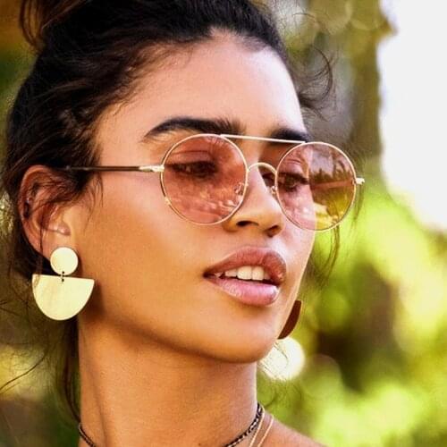 New Round Luxury Sunglasses Women Sexy Fashion Sun Glasses Stylish Party Outdoor Eyewear