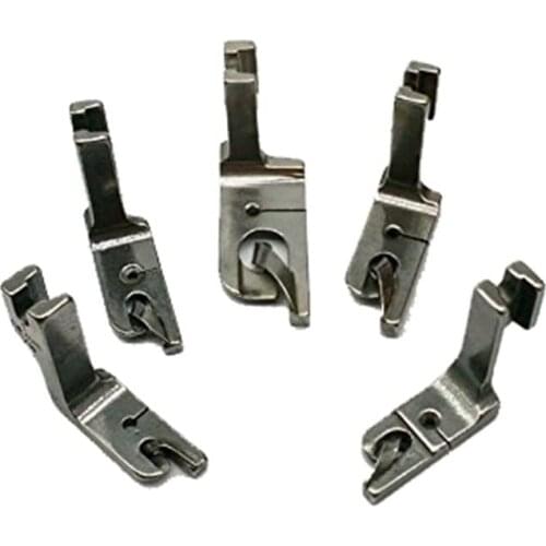 Industrial Sewing Machine Presser Foot 5 Fixed HIGH Shank Scroll Hemmer Feet Foot Set for Juki Consew 7360R-1 2230