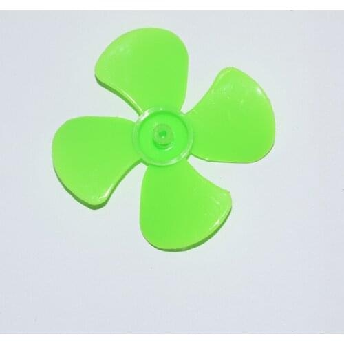 10/100pcs green diameter 57/60mm/2mm hole/4-blade propeller/plastic blades/Toy Accessories/DIY model/Technology model parts