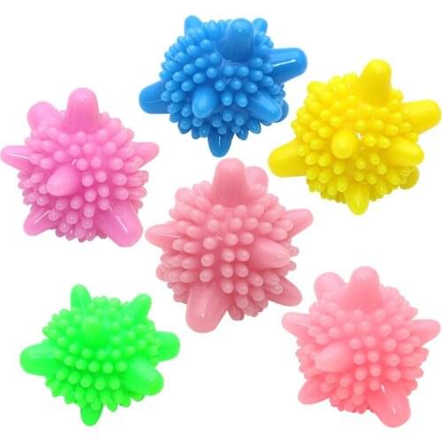 Colorful Dryer Balls Reusable Clean Tools Laundry Washing Fabric Softener Ball Dry Laundry Products Accessories Washing Ball
