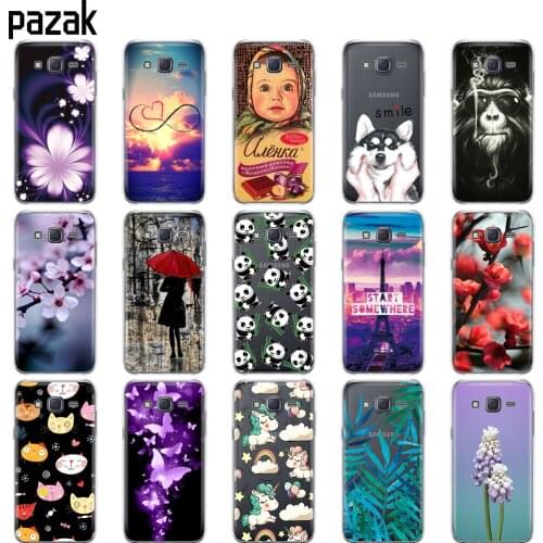Silicone Case For Samsung Galaxy J5 SM-J500F Phone Case for Samsung J5 2015 soft tpu back cover protective clear printing coque