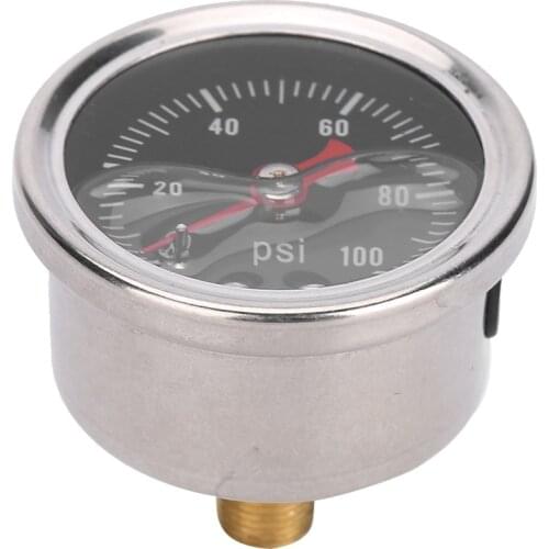 0-100 PSI/bar Universal Car Fuel Pressure Regulator Gauge turbo Water Oil press Voltmeter Liquid Fill Fuel/Oil Meter tachometer