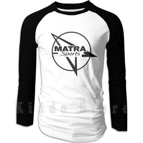 Vintage Matra Sports Emblem-Black hoodie long sleeve Matra Sports Cars Matra Le Mans Le Mans Henri Pescarolo Fran