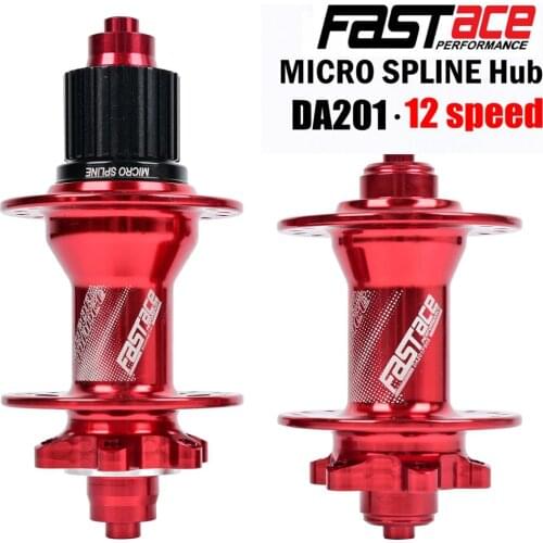 Fastace DA201 Compatible DEORE XT M8100 SLX BOOST Hub 12s Hub 32H 135x10mm 142x12mm QR THRU Axle Bike 12 speed MICRO SPLINE Hub