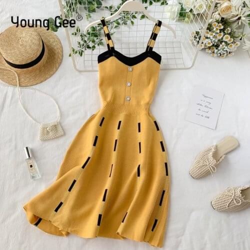 Young Gee Summer Knitted Dresses