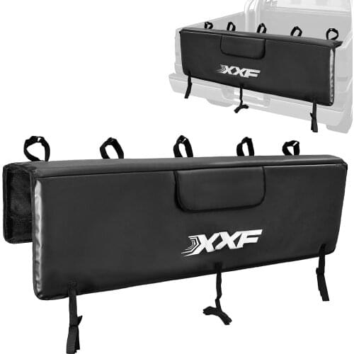 Bicycle Tailgate Cover Protection Pad Mountain Bike Pick-up Pad with 5 Bike Frame Fixing Straps for Truck
