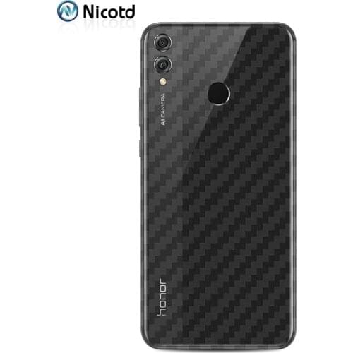 For Huawei Honor 8X 7X 6X 3D Carbon Fiber Back Cover Protective Film for Nova 3i full cover film for Huawei Honor 10 9 8 Y9 2019