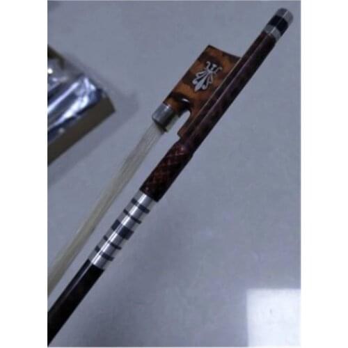 Snake wood violin bow 4/4,Snake wood frog