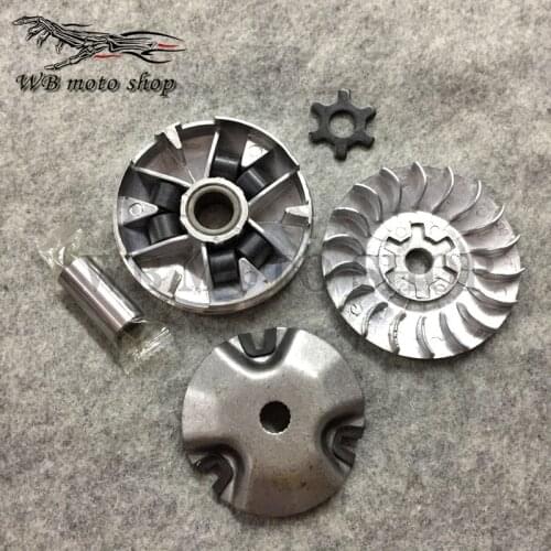 18mm Variator Set for 2 stroke air cooling Scooter ATV Minarelli 1PE40QMB for yamaha JOG50 Zuma50 BWS50 AEROX50 AXIS50 NITRO50