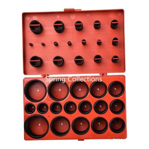270/419pcs Universal O Ring Metric Washer Seals Watertightness Assortment Kit for Automotive Mechanics O-ring Rubber Gasket