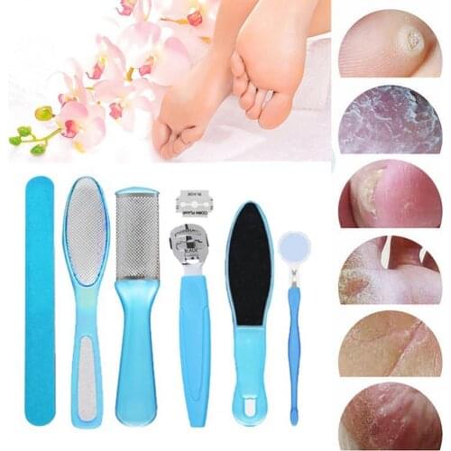50% Hot Sale 8 Pcs Foot File Set Dead Hard Skin Callus Remover Scraper Pedicure Rasp Tools