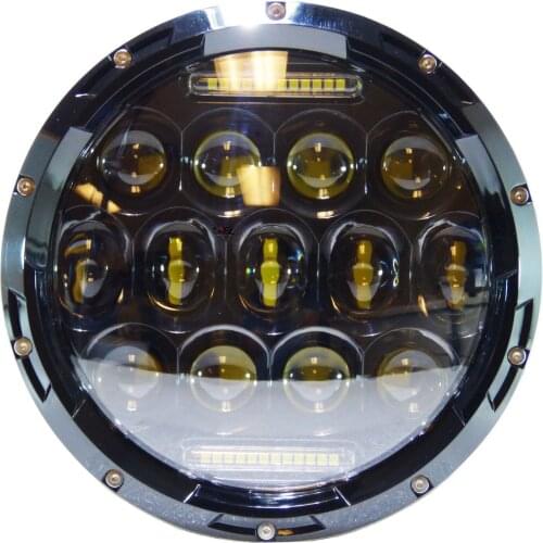 7" Inch 65W LED Motorcycle Headlight for Harley Softail Slim Fat Boy Hi&Low DRL Led Moto Headlamp