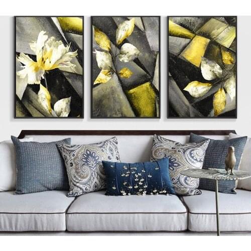 Flower Abstract Watercolor Print Home Decor Nordic Canvas Poster Bedroom Living Room Picture Wall Art Impression Retro Painting