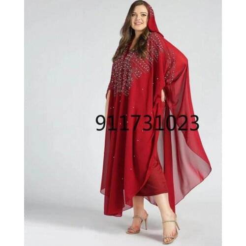 African Dresses For Women Dashiki Full Diamond African Clothes Dubai Muslim Dress Africa Boubou Robe Muslim Fashion Abaya