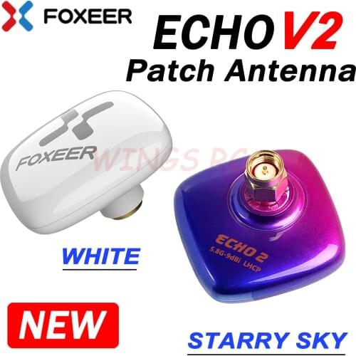 Foxeer ECHO V2 Echo Patch Antenna 9Dbi Antenna FPV Antenna Glasses Antenna compatible Receiver for FPV Fatshark Video glasses