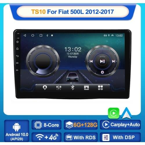 MEKEDE TS10 Android 10 For Fiat 500L 2012 - 2017 Car Radio Multimedia Video Players Android Auto CarPlay 2 din dvd Carplay AUTO