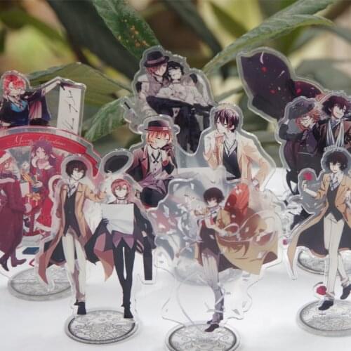 Cosmile Bungo Stray Dogs Atsushi Nakajima Dazai Akutagawa Acrylic Keychain keyring pendant stand display Limited fashion hot