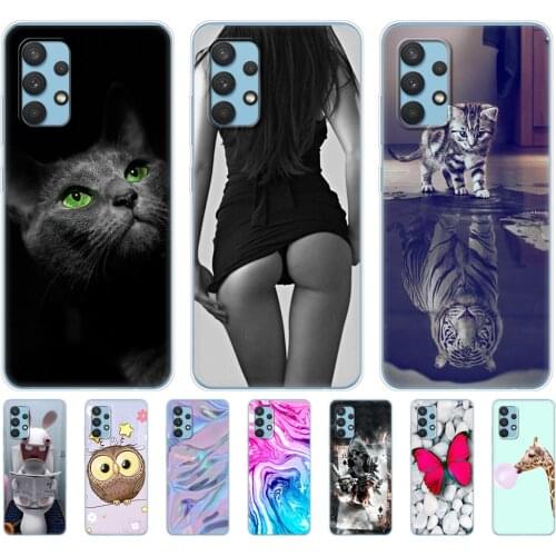 For Samsung Galaxy A32 A52 A72 Cases soft touch Phone back Cover For Samsung A32 A52 A72 4G 5G 2021 silicon coque funda bumper