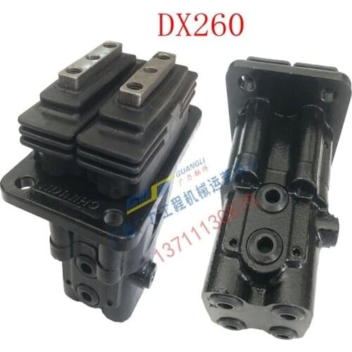Travel foot valve assembly travel pilot valve accessories FOR Excavator Doosan daewoo DX260 / 370 / 380 / 420