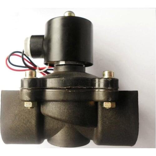 1.2'' 1-1/4'' Inch DN32 Electric Plastic ABS Solenoid Air Gas Water ValveNC 24V DC , 2W-320-32