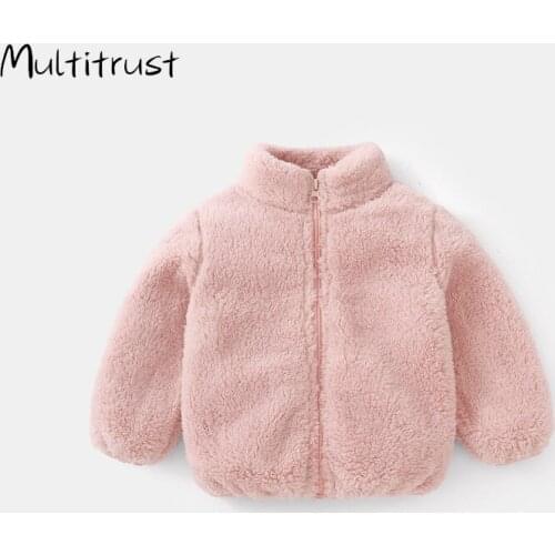 2020 New Autumn Fleece Full Sleeve Jacket for 2-6 Yrs Boys Blue Casual Polar Fleese Navy Coat Kids Cardigan Sweatshirt