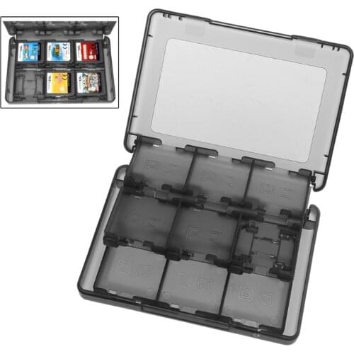 28-In-1 Black Game Card Case Holder Cartridge Storage Box for nintendo DS 3DS Drop Shipping