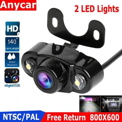 2020 new Rear View Camera Car Reverse Camera Universal 2 LED Night Vision Backup Parking Waterproof Parking Assistance Camera