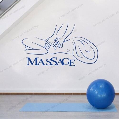 Massage Room Woman Salon Wall Sticker Business Decoration Spa Beauty Vinyl Art Removable Poster Mural Decals Decor CX1158