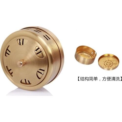 Moxibustion massage Smokeless Moxibustion Massage Box Thick Copper Treatment Therapy For Body Leg Abdomen Neck With Moxa