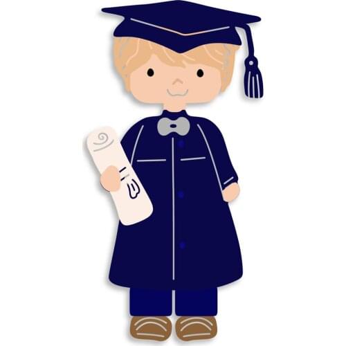 Boy University graduation Metal Cutting Dies 2020 Crafts Stencil For DIY Scrapbooking Paper/photo Cards Embossing Die