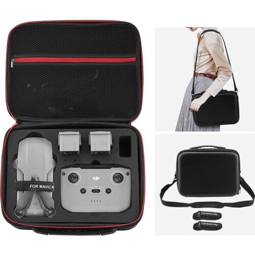 Nylon PU Storage Bag For DJi Mavic Air 2 Hardshell Box Shoulder Bags for mavic air2 Portable Package Carrying Case Accessories