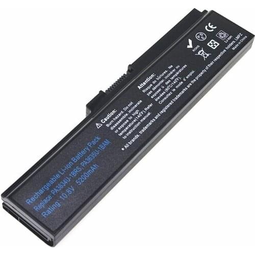 New 6 cells Laptop Battery For Toshiba Satellite L700 L730 L750 C600D A600 A655 series PA3817U-1BAS PA3817U-1BRS