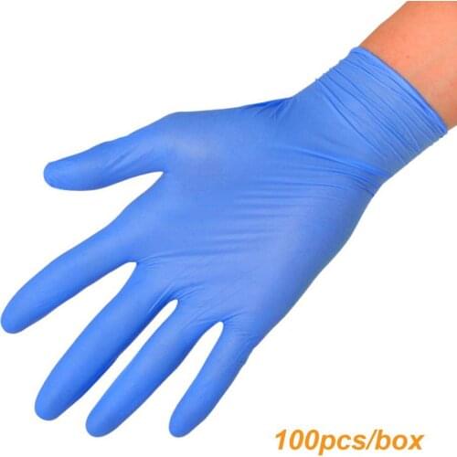 Nitrile Gloves Anti-Static Oil-Proof Acid And Alkali Resistant Gloves Home Factory Laboratory Food Baking Gloves