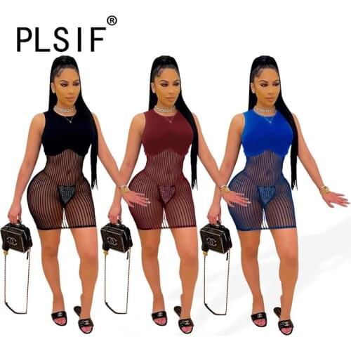 PLSIF Summer Short Sleeve Dresses