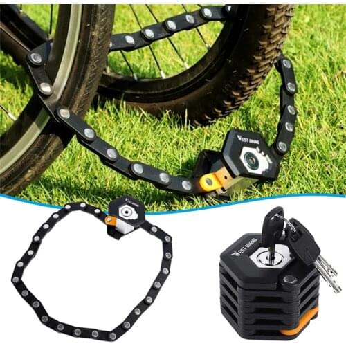 Heavy-Duty Industrial Bike Lock Anti Theft Folding High Security Bicycle Lock For Outdoor SAL99