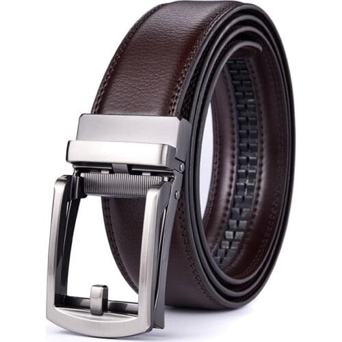 GOURS Men 's Genuine Leather Belt Soft Black Cowskin Luxury Waistband Business Automatic Buckle Belts High Quality Strap GPDM016